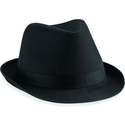 Beechfield, Unisex, Cap, Fedora, Schwarz, Mehrfarbig Beechfield, Unisex, Cap, Fedora, Schwarz, Mehrfarbig