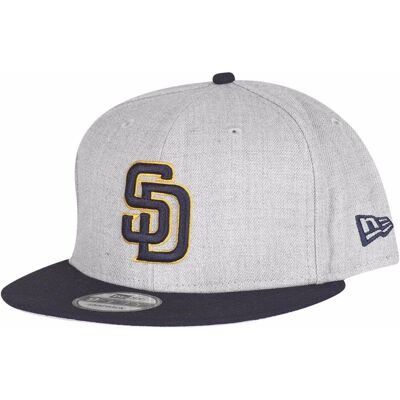New Era, Herren, Cap, 9Fifty Heather San Diego Padres, Grau, (One Size) New Era, Herren, Cap, 9Fifty Heather San Diego Padres, Grau, (One Size)