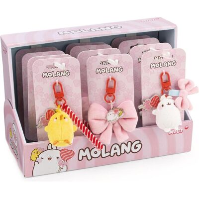 NICI, Schlüsselanhänger, Taschenanhänger Molang, Mehrfarbig, Gelb, Rosa NICI, Schlüsselanhänger, Taschenanhänger Molang, Mehrfarbig, Gelb, Rosa