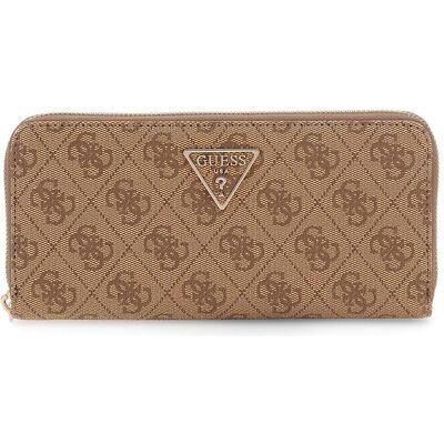 Guess Damen, Portemonnaie, Laurel Ii Slg Large Zip Around, Braun Guess Damen, Portemonnaie, Laurel Ii Slg Large Zip Around, Braun
