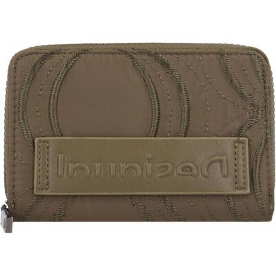 Desigual, Damen, Portemonnaie, Geldbörse 14 cm, Grün Desigual, Damen, Portemonnaie, Geldbörse 14 cm, Grün