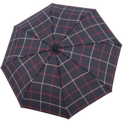 Doppler, Herren, Regenschirm, RS.BURGUND AC Karo blue, 61/8, Polyester, Blau Doppler, Herren, Regenschirm, RS.BURGUND AC Karo blue, 61/8, Polyester, Blau