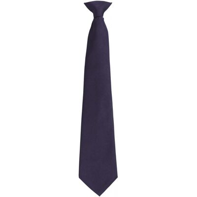 Premier, Krawatte + Fliege, Sicherheitskrawatte mit Clip, Blau Premier, Krawatte + Fliege, Sicherheitskrawatte mit Clip, Blau