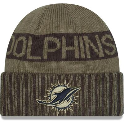 New Era, Herren, Mütze, Wintermütze - Salute To Service Miami Dolphins, Grün, (One Size) New Era, Herren, Mütze, Wintermütze - Salute To Service Miami Dolphins, Grün, (One Size)