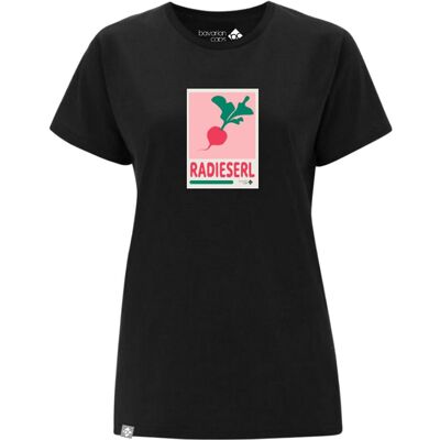Bavarian Caps, Damen, Shirts, Radieserl, Schwarz, (XL) Bavarian Caps, Damen, Shirts, Radieserl, Schwarz, (XL)