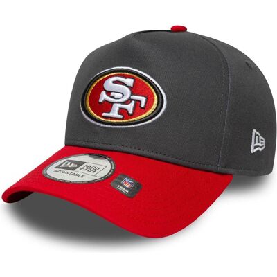 New Era, Herren, Cap, E-Frame Snapback Cap - Label San Francisco 49Ers, Grau, (One Size) New Era, Herren, Cap, E-Frame Snapback Cap - Label San Francisco 49Ers, Grau, (One Size)