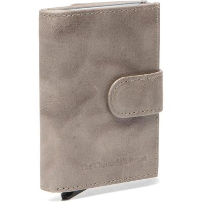 The Chesterfield Brand, Herren, Portemonnaie, Hannover Geldbörse RFID Schutz Leder 7 cm, Grau The Chesterfield Brand, Herren, Portemonnaie, Hannover Geldbörse RFID Schutz Leder 7 cm, Grau