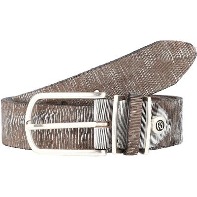 B.Belt, Damen, Gürtel, Fashion Basics Cuno Gürtel Leder, Silber, Grau, (90) B.Belt, Damen, Gürtel, Fashion Basics Cuno Gürtel Leder, Silber, Grau, (90)