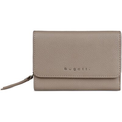 Bugatti Damen, Portemonnaie, Emilia Geldbörse RFID Schutz Leder 10 cm, Beige Bugatti Damen, Portemonnaie, Emilia Geldbörse RFID Schutz Leder 10 cm, Beige