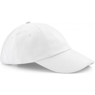 Beechfield, Unisex, Cap, Kappe aus Baumwolle Drill, Weiss, (One Size) Beechfield, Unisex, Cap, Kappe aus Baumwolle Drill, Weiss, (One Size)