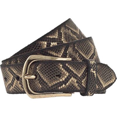 B.Belt, Damen, Gürtel, Sabia Gürtel Leder, Gold B.Belt, Damen, Gürtel, Sabia Gürtel Leder, Gold