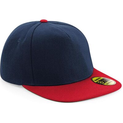 Beechfield, Unisex, Cap, Original Flat Peak Snapback Cap, Rot, Grün, Mehrfarbig, (One Size) Beechfield, Unisex, Cap, Original Flat Peak Snapback Cap, Rot, Grün, Mehrfarbig, (One Size)