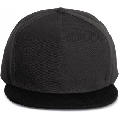 K-up, Unisex, Cap, Snapback, Schwarz, Grau, (One Size) K-up, Unisex, Cap, Snapback, Schwarz, Grau, (One Size)