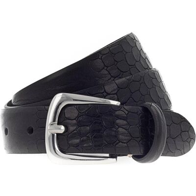 B.Belt, Damen, Gürtel, Charlisa Silver Belt, Schwarz B.Belt, Damen, Gürtel, Charlisa Silver Belt, Schwarz