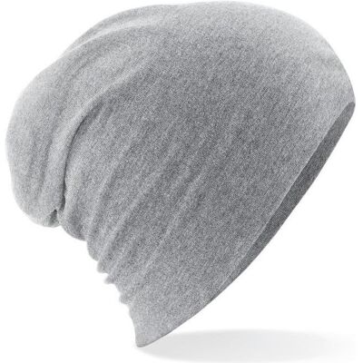Beechfield, Unisex, Mütze, Hemsedal Cotton Slouch Beanie, Grau, (One Size) Beechfield, Unisex, Mütze, Hemsedal Cotton Slouch Beanie, Grau, (One Size)