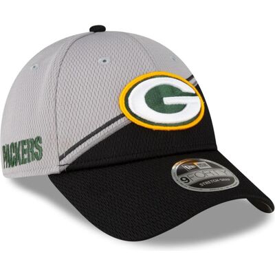 New Era, Herren, Cap, 9Forty Stretch Cap Sideline 2023 Green Bay Packers, Grau, (One Size) New Era, Herren, Cap, 9Forty Stretch Cap Sideline 2023 Green Bay Packers, Grau, (One Size)