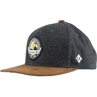Bavarian Caps, Unisex, Cap, Münchner Bier Snapback, Grau, (One Size) Bavarian Caps, Unisex, Cap, Münchner Bier Snapback, Grau, (One Size)