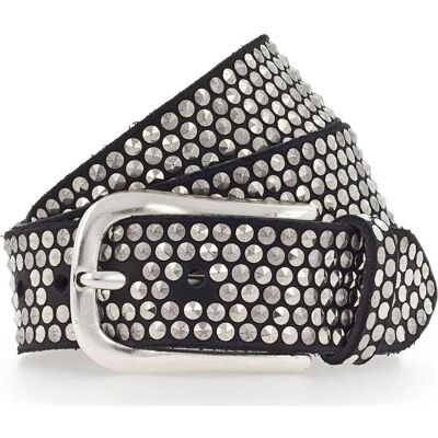 B.Belt, Damen, Gürtel, Zoe Nietengürtel, Schwarz B.Belt, Damen, Gürtel, Zoe Nietengürtel, Schwarz