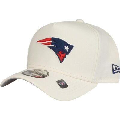 New Era, Herren, Cap, 9Forty A-Frame Cap - New England Patriots chrome, Beige, (One Size) New Era, Herren, Cap, 9Forty A-Frame Cap - New England Patriots chrome, Beige, (One Size)