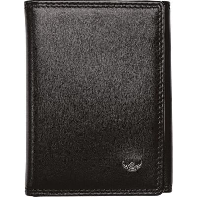 Golden Head, Herren, Portemonnaie, Polo Geldbörse RFID Schutz Leder 8 cm, Schwarz Golden Head, Herren, Portemonnaie, Polo Geldbörse RFID Schutz Leder 8 cm, Schwarz