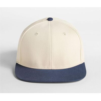 Beechfield, Unisex, Cap, Contrast Flat Peak 6 Panel Cap, Mehrfarbig, Beige, (One Size) Beechfield, Unisex, Cap, Contrast Flat Peak 6 Panel Cap, Mehrfarbig, Beige, (One Size)