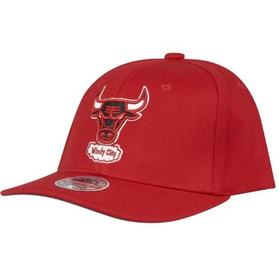 Mitchell & Ness, Herren, Cap, NBA Chicago Bulls Team Ground 2.0 Stretch Snapback Cap, Rot, (One Size) Mitchell & Ness, Herren, Cap, NBA Chicago Bulls Team Ground 2.0 Stretch Snapback Cap, Rot, (One Size)