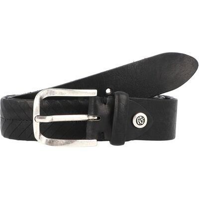 B.Belt, Herren, Gürtel, Vince Gürtel Leder, Schwarz, (105) B.Belt, Herren, Gürtel, Vince Gürtel Leder, Schwarz, (105)
