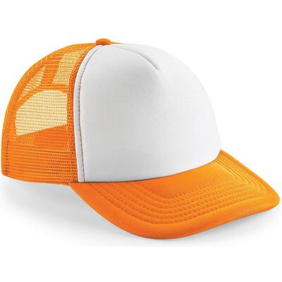 Beechfield, Unisex, Cap, Vintage, Mehrfarbig, Weiss, Orange, (One Size) Beechfield, Unisex, Cap, Vintage, Mehrfarbig, Weiss, Orange, (One Size)