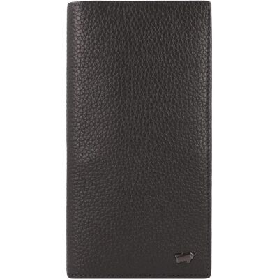 Braun Büffel, Herren, Portemonnaie, Theo Geldbörse RFID Schutz Leder 9.5 cm, Grau Braun Büffel, Herren, Portemonnaie, Theo Geldbörse RFID Schutz Leder 9.5 cm, Grau