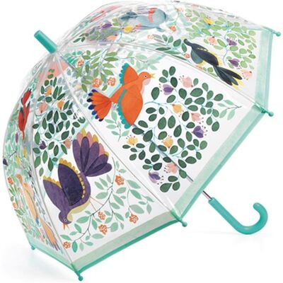 Djeco, Unisex, Regenschirm, Regenschirm Blumen und Vögel 70x68cm, Mehrfarbig Djeco, Unisex, Regenschirm, Regenschirm Blumen und Vögel 70x68cm, Mehrfarbig