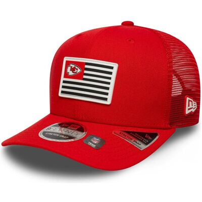 New Era, Herren, Cap, 9Seventy Stretch-Snap Cap - Flag Kansas City Chiefs, Rot New Era, Herren, Cap, 9Seventy Stretch-Snap Cap - Flag Kansas City Chiefs, Rot