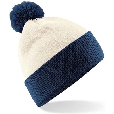 Beechfield, Unisex, Mütze, Snowstar Two-Tone Beanie, Mehrfarbig, Blau, Weiss, (One Size) Beechfield, Unisex, Mütze, Snowstar Two-Tone Beanie, Mehrfarbig, Blau, Weiss, (One Size)
