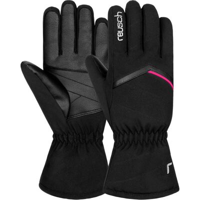 Reusch, Damen, Handschuhe, Marisa Damenhandschuhe, Weiss, Schwarz, Pink, (8.5) Reusch, Damen, Handschuhe, Marisa Damenhandschuhe, Weiss, Schwarz, Pink, (8.5)