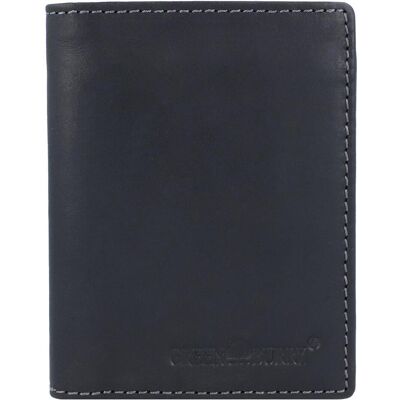 Greenburry, Herren, Portemonnaie, Vintage Ausweisetui RFID Leder 9 cm, Schwarz Greenburry, Herren, Portemonnaie, Vintage Ausweisetui RFID Leder 9 cm, Schwarz