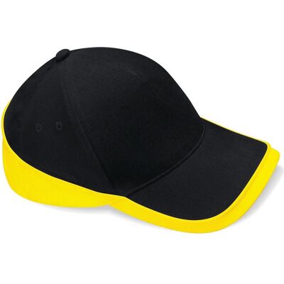Beechfield, Unisex, Cap, Teamwear Competition Cap, Mehrfarbig, Schwarz, (One Size) Beechfield, Unisex, Cap, Teamwear Competition Cap, Mehrfarbig, Schwarz, (One Size)