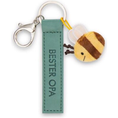 Magni, Unisex, Schlüsselanhänger, NICI Schlüsselanhänger Bester Opa Kunstlederband mit Biene grün 10cm, Gelb, Grün Magni, Unisex, Schlüsselanhänger, NICI Schlüsselanhänger Bester Opa Kunstlederband mit Biene grün 10cm, Gelb, Grün