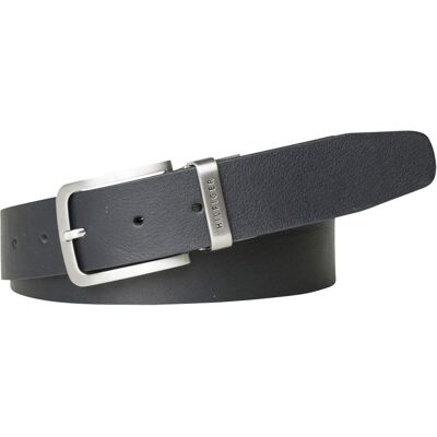 Tommy Hilfiger Herren, Gürtel, Hilfiger Loop Belt 3.5 REV, Grau, Blau Tommy Hilfiger Herren, Gürtel, Hilfiger Loop Belt 3.5 REV, Grau, Blau