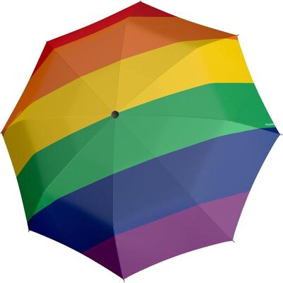 Doppler, Unisex, Regenschirm, RS.modern.ART Magic Auf/Zu AC Mini Pride rainbow, 55/8, Pongee, Mehrfarbig Doppler, Unisex, Regenschirm, RS.modern.ART Magic Auf/Zu AC Mini Pride rainbow, 55/8, Pongee, Mehrfarbig
