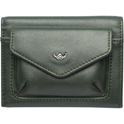 Golden Head, Damen, Portemonnaie, Valencia Geldbörse RFID Schutz Leder 9.5 cm, Grün Golden Head, Damen, Portemonnaie, Valencia Geldbörse RFID Schutz Leder 9.5 cm, Grün