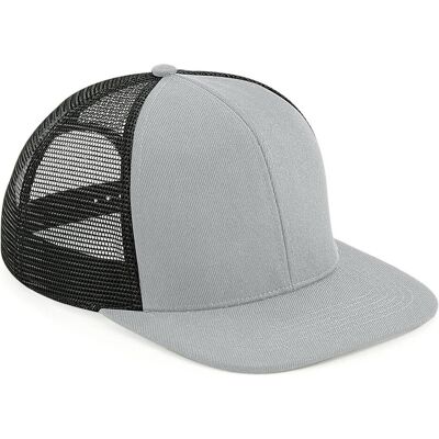 Beechfield, Unisex, Cap, Original Flat Peak 6 Panel Trucker Cap, Mehrfarbig, Schwarz, Grau, (One Size) Beechfield, Unisex, Cap, Original Flat Peak 6 Panel Trucker Cap, Mehrfarbig, Schwarz, Grau, (One Size)