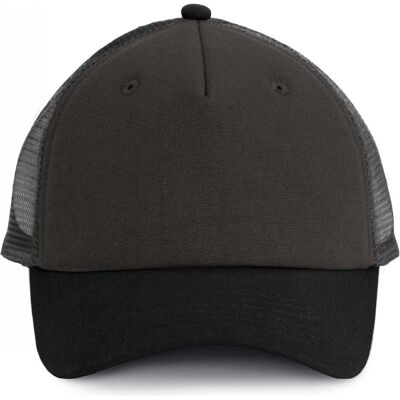 K-up, Unisex, Cap, Kappe trucker - 5 Panels, Schwarz, Grau, Braun, (One Size) K-up, Unisex, Cap, Kappe trucker - 5 Panels, Schwarz, Grau, Braun, (One Size)