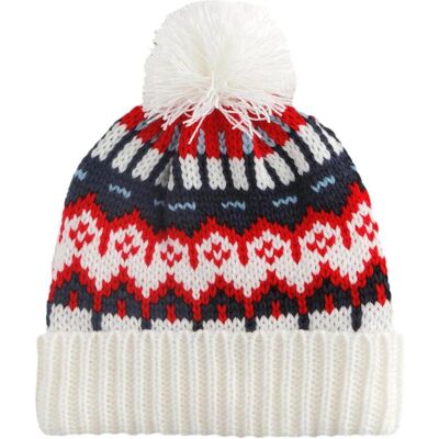 Beechfield, Unisex, Mütze, Retro Ski Beanie, Weiss Beechfield, Unisex, Mütze, Retro Ski Beanie, Weiss