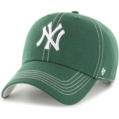 47 Brand, Herren, Cap, New York Yankees Baseball-Cap MLB Contrast Stitch Cleanup, Grün, (One Size) 47 Brand, Herren, Cap, New York Yankees Baseball-Cap MLB Contrast Stitch Cleanup, Grün, (One Size)