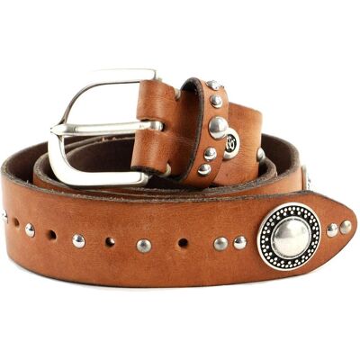 B.Belt, Damen, Gürtel, Sevin Ledergürtel, Braun B.Belt, Damen, Gürtel, Sevin Ledergürtel, Braun
