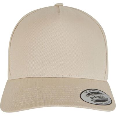Flexfit, Unisex, Cap, 5-Panel Curved Classic Snapback - 8934, Beige, (One Size) Flexfit, Unisex, Cap, 5-Panel Curved Classic Snapback - 8934, Beige, (One Size)