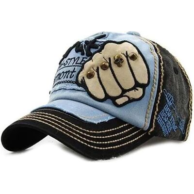 Out of the blue, Unisex, Cap, Baseball Cap mit Nieten, Grau, (One Size) Out of the blue, Unisex, Cap, Baseball Cap mit Nieten, Grau, (One Size)