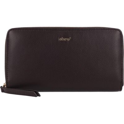 Abro, Damen, Portemonnaie, Dalia Geldbörse RFID Schutz Leder 19 cm, Braun Abro, Damen, Portemonnaie, Dalia Geldbörse RFID Schutz Leder 19 cm, Braun