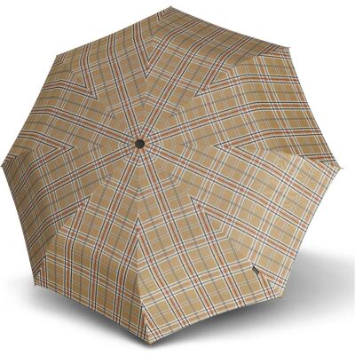 Knirps, Unisex, Regenschirm, T.760 Stick Automatic check beige, Beige Knirps, Unisex, Regenschirm, T.760 Stick Automatic check beige, Beige