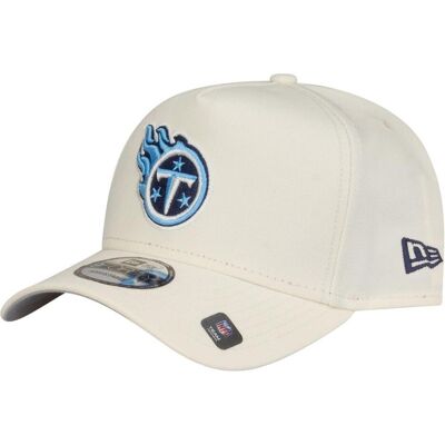 New Era, Herren, Cap, 9Forty A-Frame Cap - Tennessee Titans chrome white, Beige, (One Size) New Era, Herren, Cap, 9Forty A-Frame Cap - Tennessee Titans chrome white, Beige, (One Size)