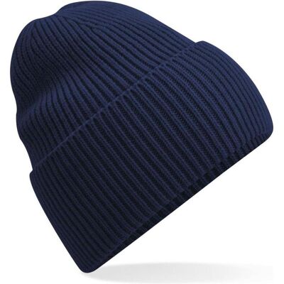 Beechfield, Unisex, Mütze, Oversized Cuffed Beanie, Blau, Grau, (One Size) Beechfield, Unisex, Mütze, Oversized Cuffed Beanie, Blau, Grau, (One Size)